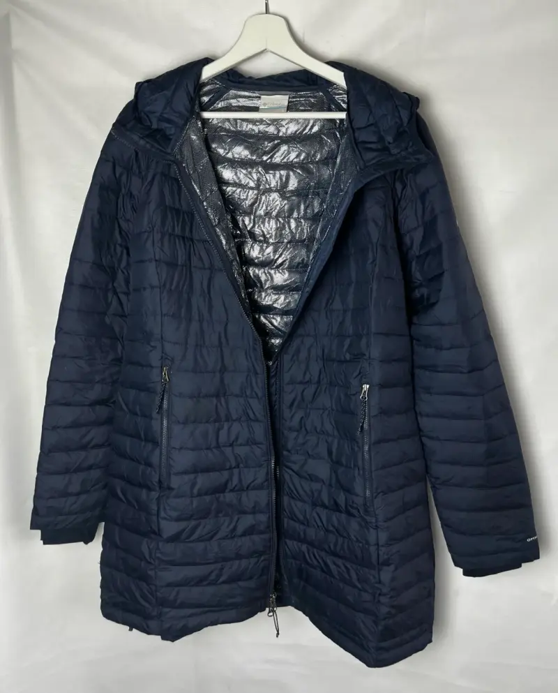 Parka azul con capucha - 2