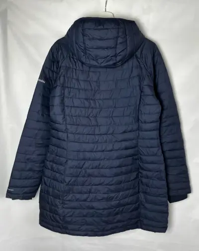 Parka azul con capucha - miniatura 4