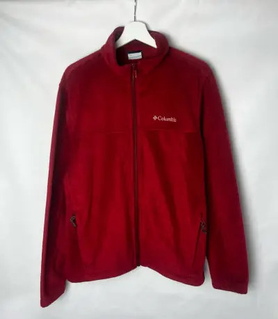 Chaqueta polar roja Columbia - miniatura 1