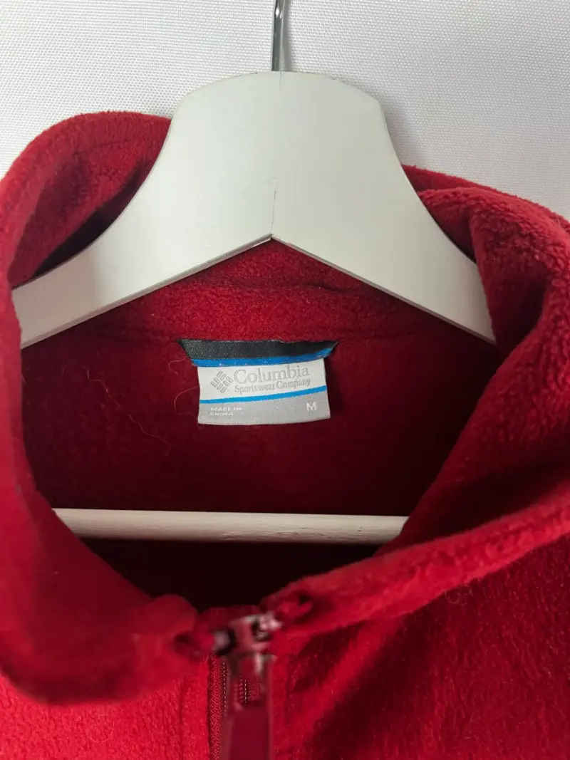 Chaqueta polar roja Columbia - 4