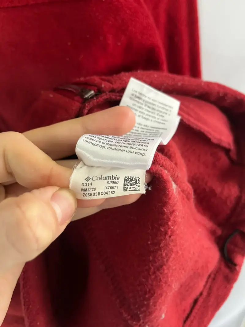 Chaqueta polar roja Columbia - 5