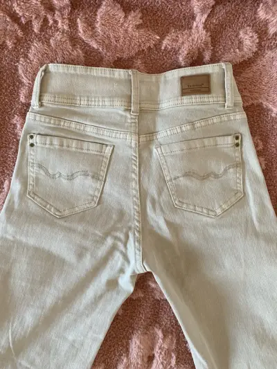 Jeans Tatianne beige mujer - miniatura 2