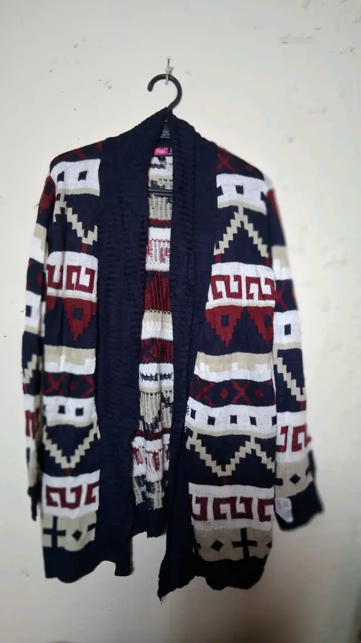 Cardigan étnico de lana - 4