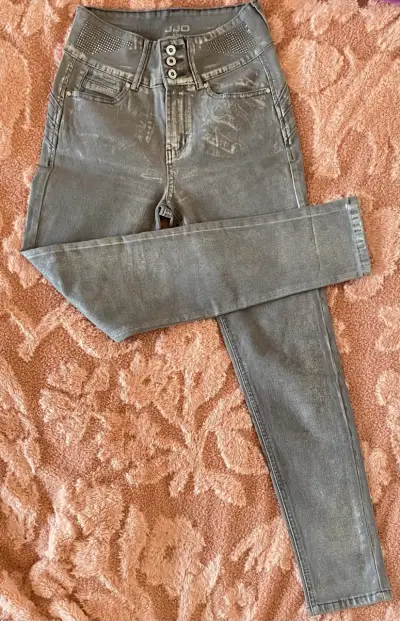 Jeans JJO gris con detalle brillante - miniatura 1