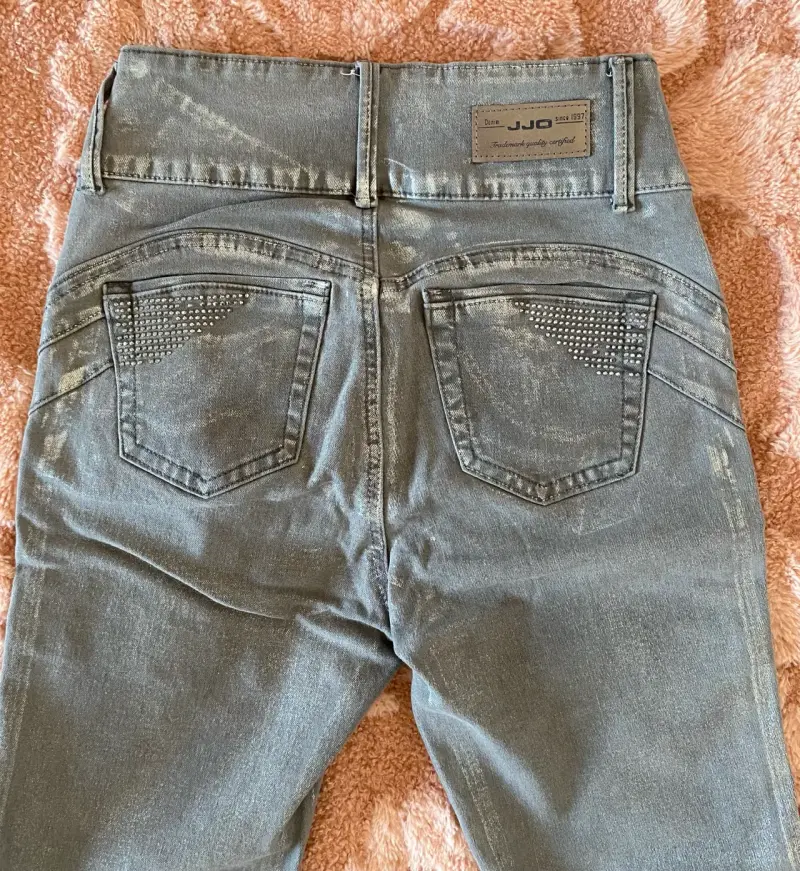 Jeans JJO gris con detalle brillante - 2