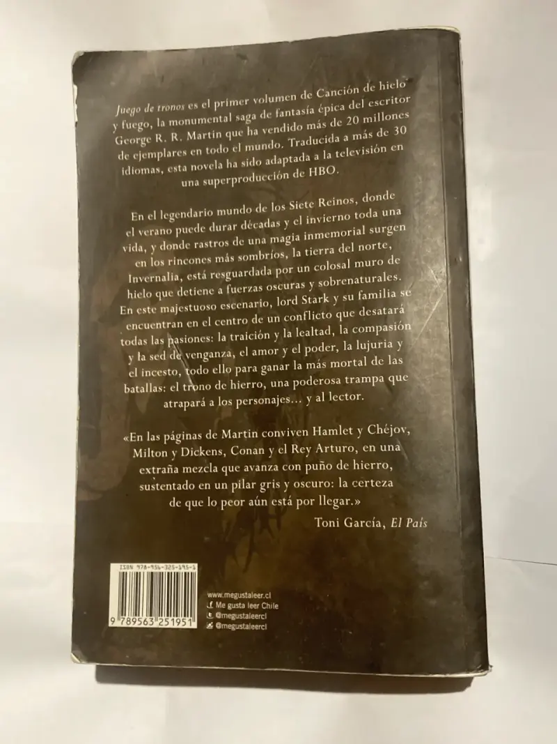 Libro Juego de Tronos Tapa Blanda DEBOLSILLO - 2