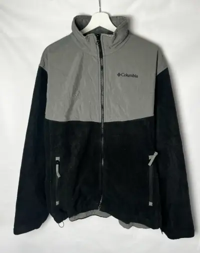 Chaqueta polar Columbia gris y negra - miniatura 1