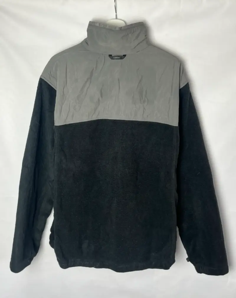 Chaqueta polar Columbia gris y negra - 3