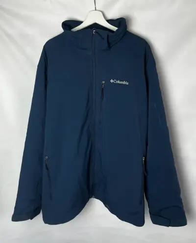 Chaqueta polar Columbia gris y negra - miniatura 1
