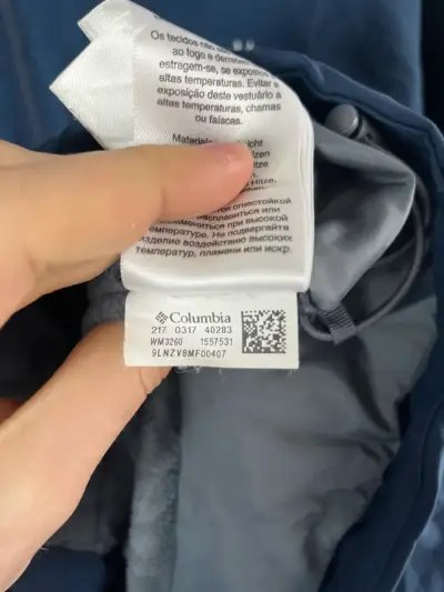 Chaqueta polar Columbia gris y negra - miniatura 5