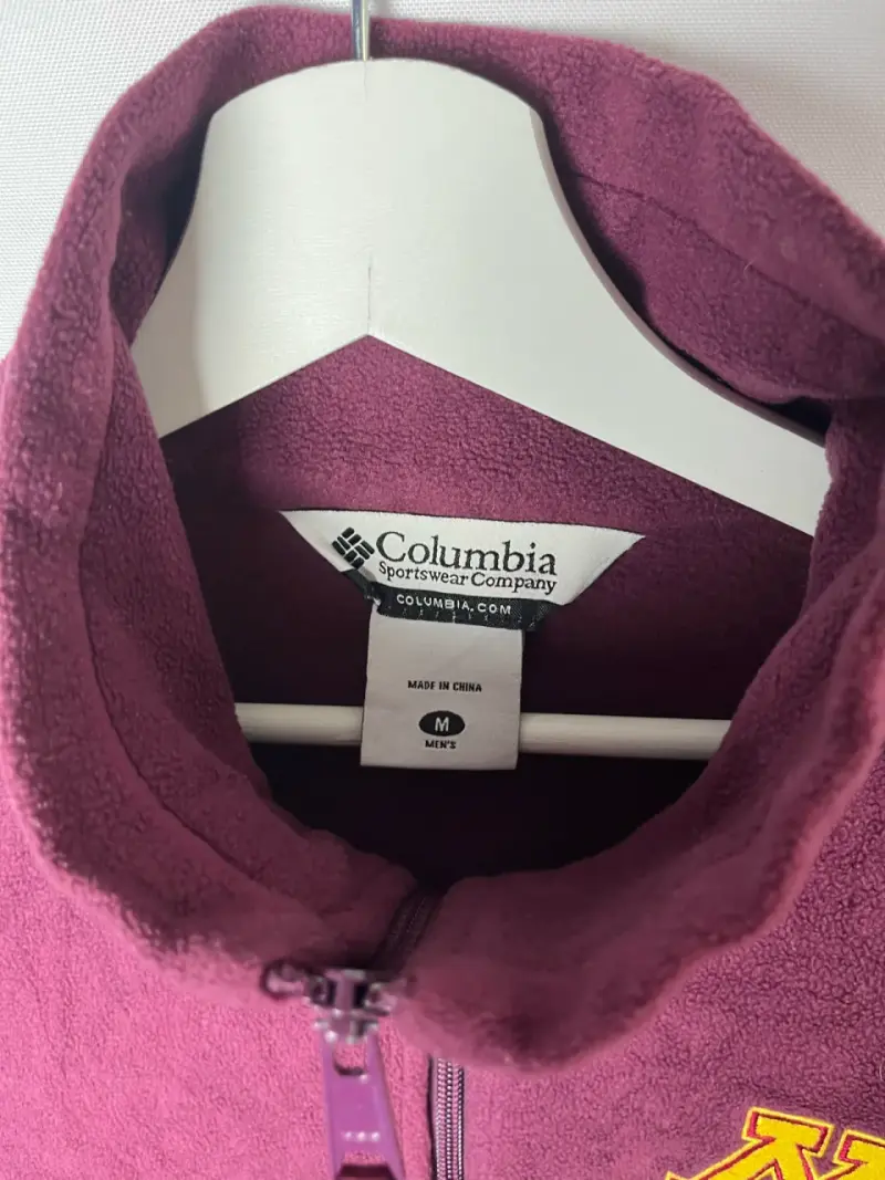 Chaqueta polar burdeos Columbia - 4