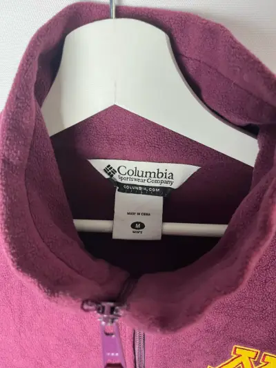 Chaqueta polar burdeos Columbia - miniatura 4