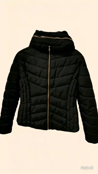 Chaqueta acolchada negra - miniatura 1
