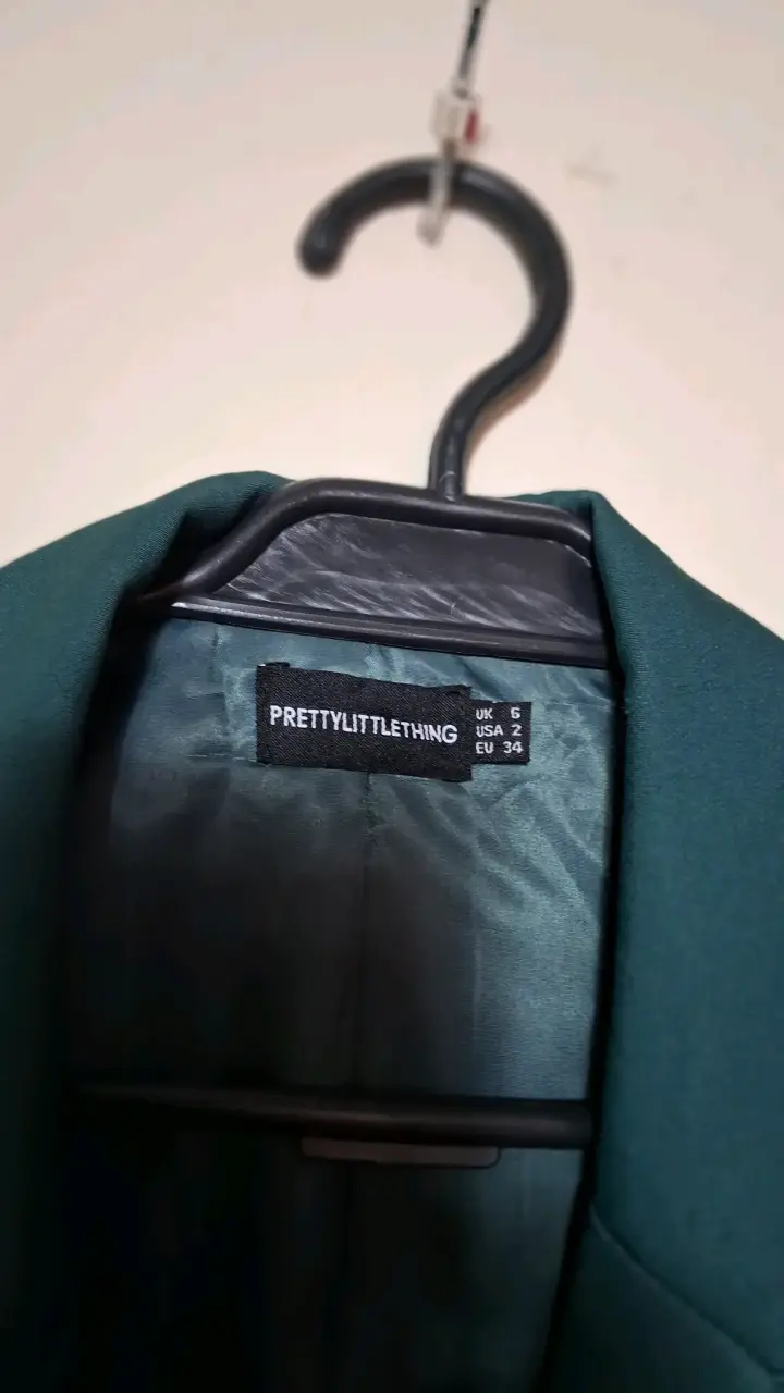 Blazer verde oscuro elegante - 6