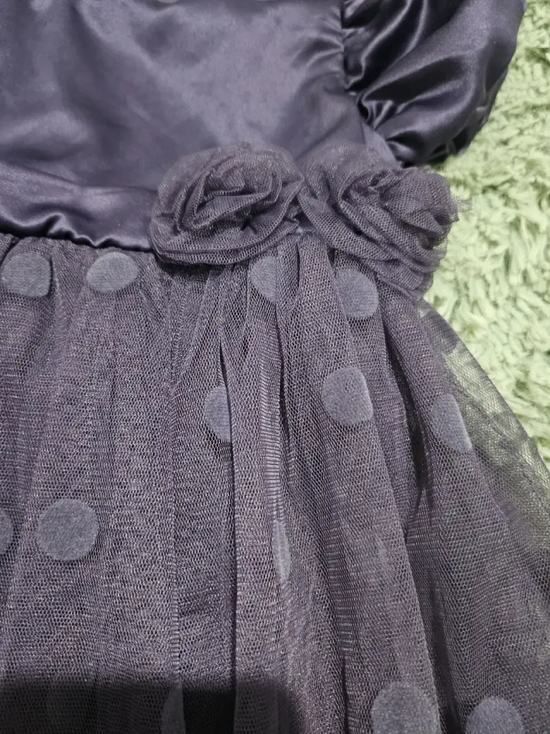 Vestido de niña morado elegante - 3