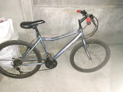 Bicicleta montaña 24'' gris - miniatura 1