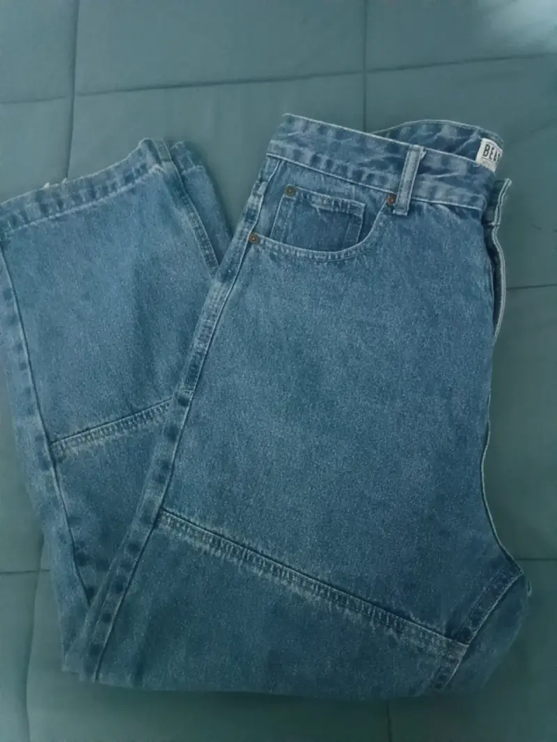 Jeans clásicos azul denim - 1