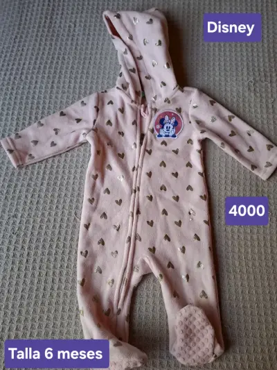 Enterito bebé Disney rosado 6M - miniatura 1