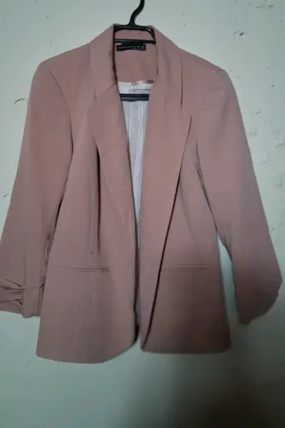 Blazer rosa elegante - miniatura 1