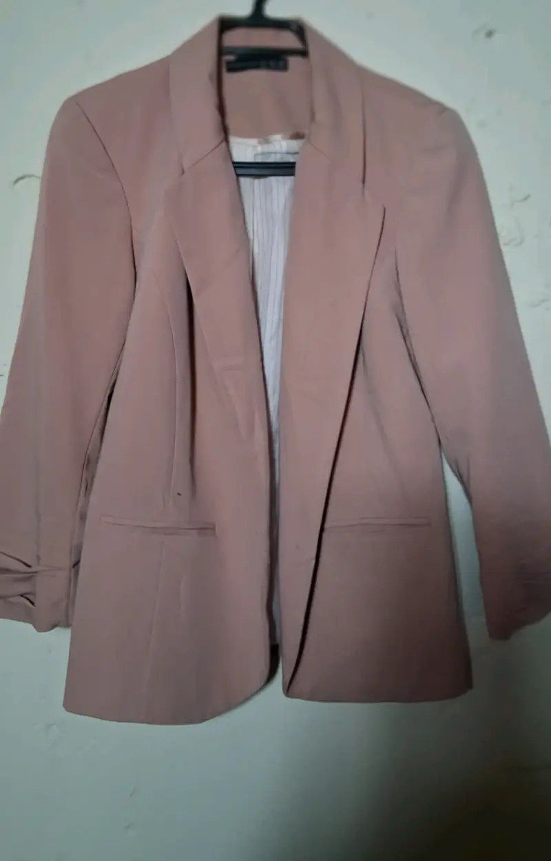 Blazer rosa elegante - 3