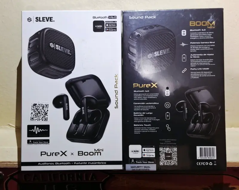 🎧 AUDÍFONOS BLUETOOTH + PARLANTE INALÁMBRICO SLEVE - 1