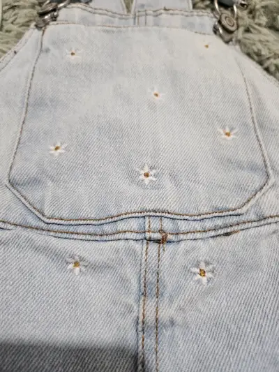 Conjunto poleras y jardinera mezclilla - miniatura 2