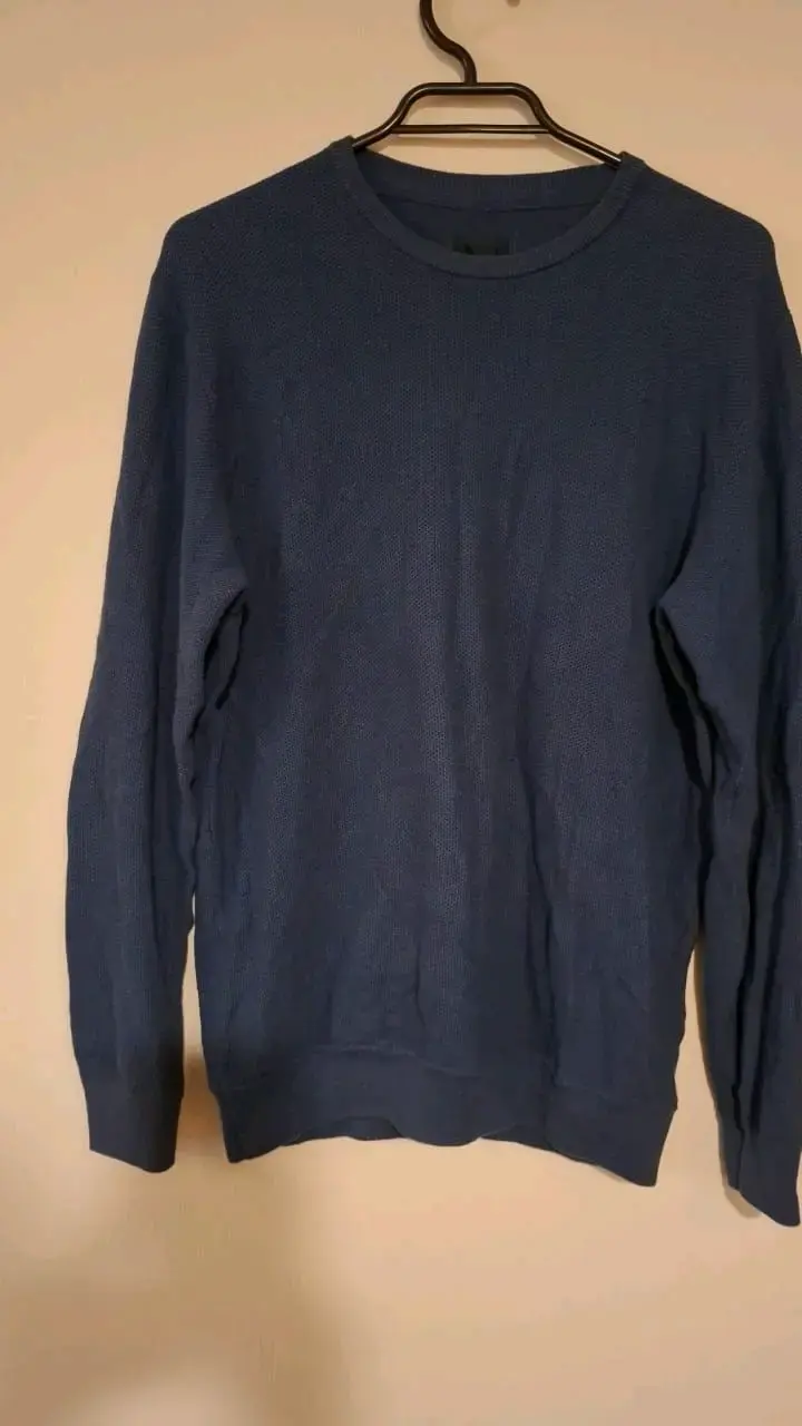 Suéter azul hombre