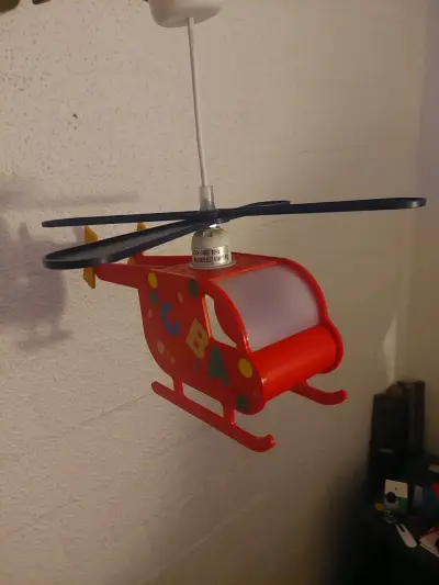 Lámpara techo helicóptero infantil - miniatura 1