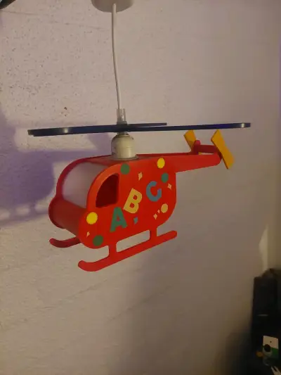 Lámpara techo helicóptero infantil - miniatura 3