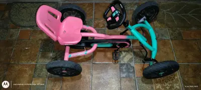 Kart para niños rosa y verde - miniatura 3