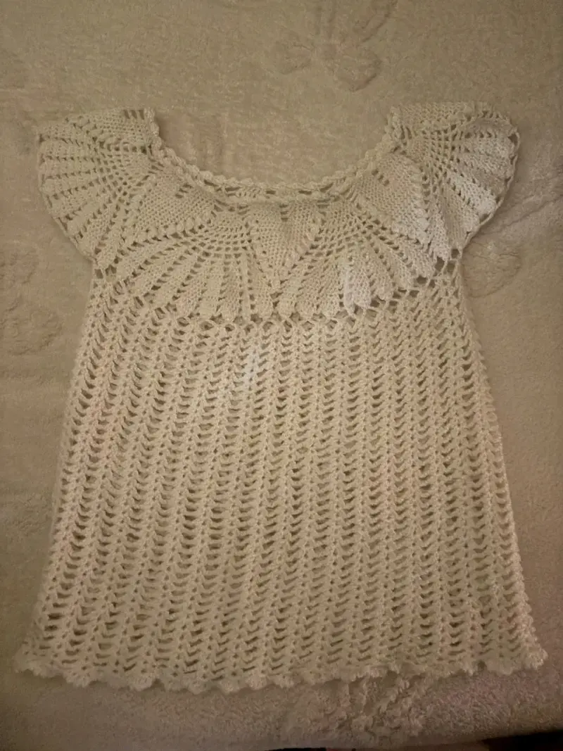Chaleco tejido beige - 3