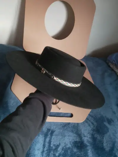 Sombrero de huaso chileno negro - miniatura 3