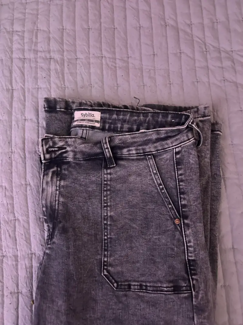 Jeans gris Sybilla mujer - 3