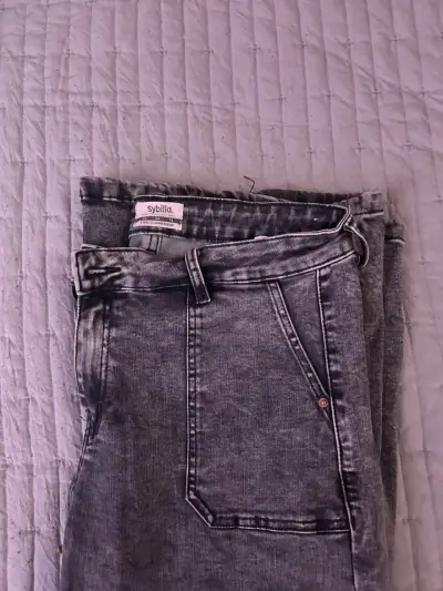 Jeans gris Sybilla mujer - miniatura 3