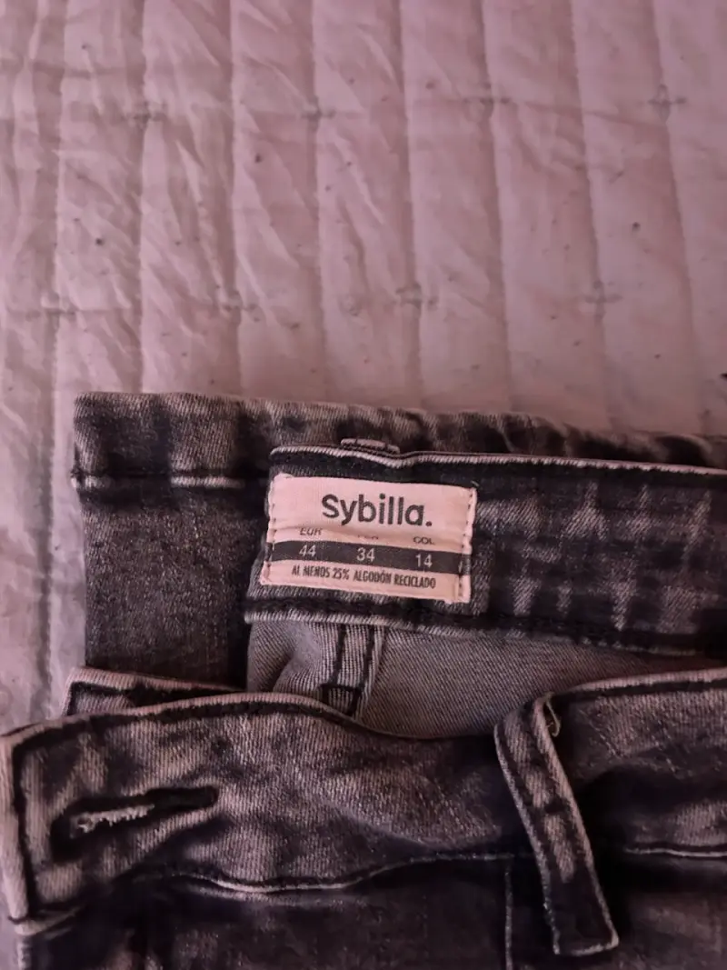 Jeans gris Sybilla mujer - 4