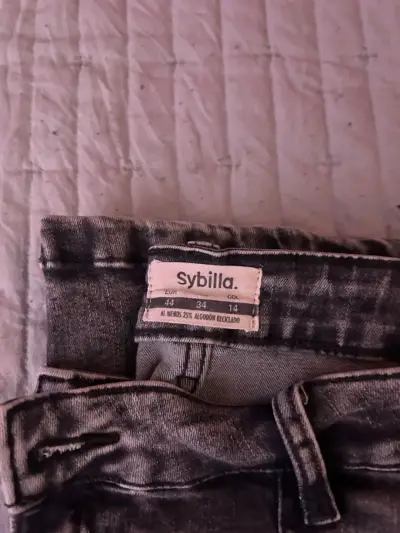 Jeans gris Sybilla mujer - miniatura 4