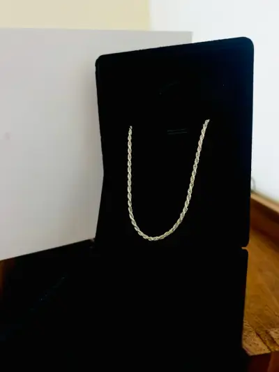Cadena de plata italiana - miniatura 1