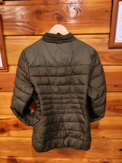 Chaqueta acolchada verde mujer - miniatura 2