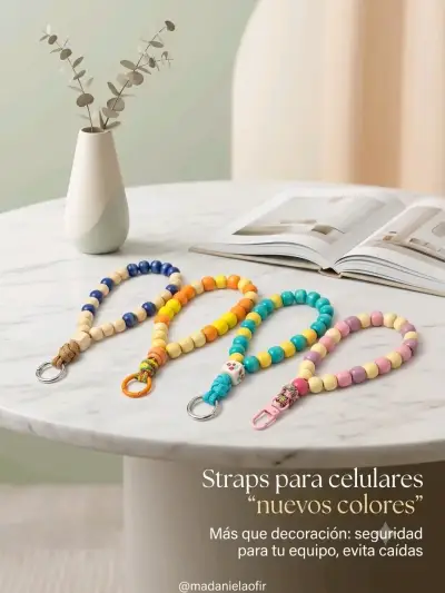 Straps para celular colores vivos - miniatura 1