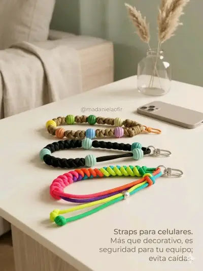 Straps para celular colores vivos - miniatura 4