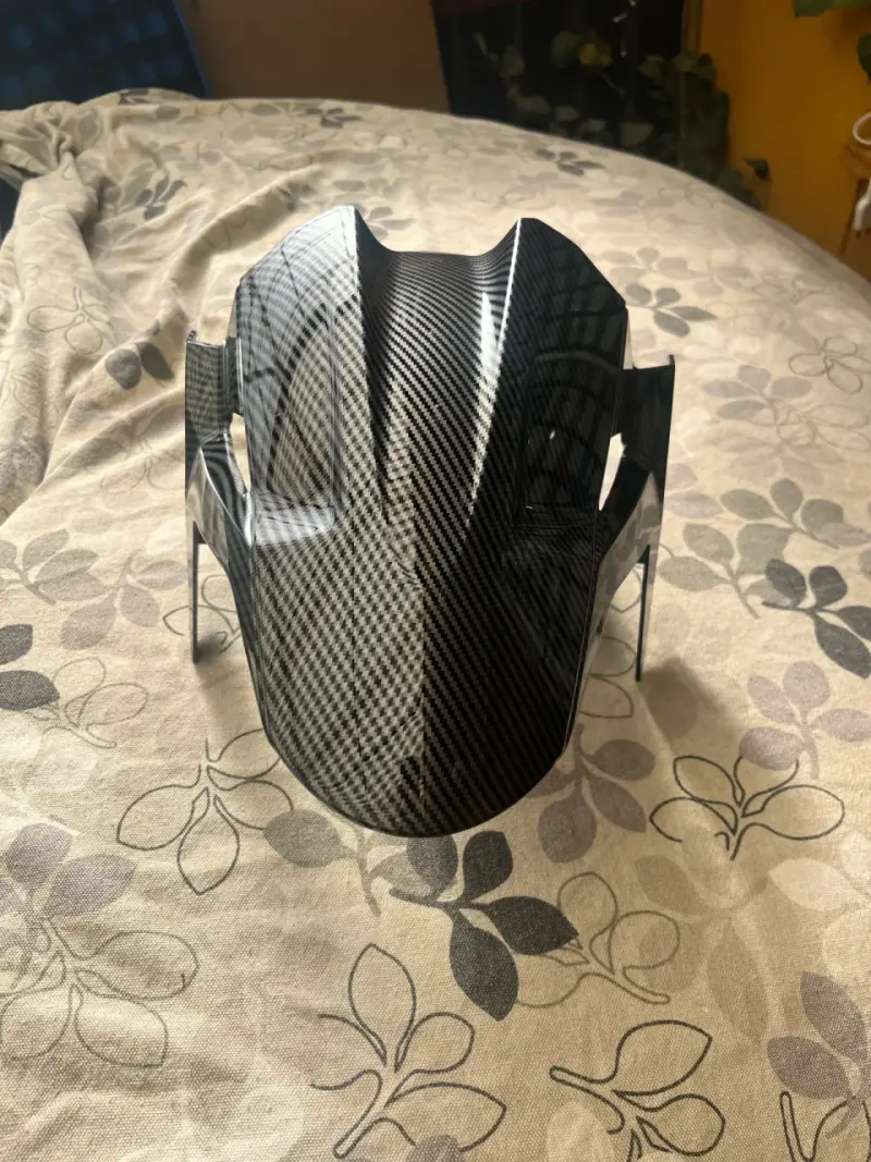 Guardabarros delantero z400/ninja 400 tipo fibra - 1
