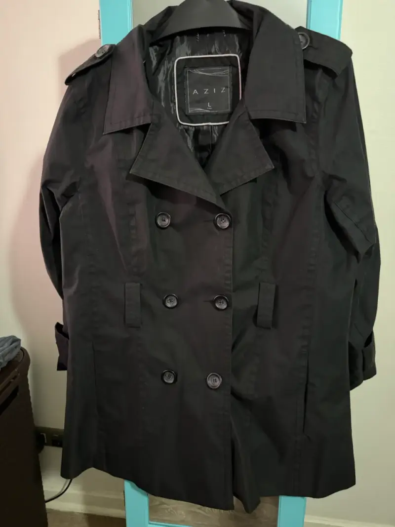 Trench negra de mujer - 3