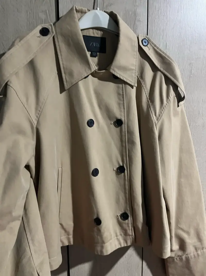 Abrigo beige Zara de mujer - 3