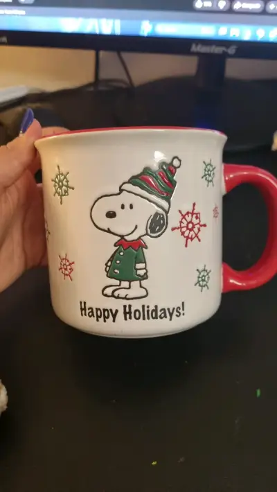 Tazón navideño Snoopy - miniatura 1