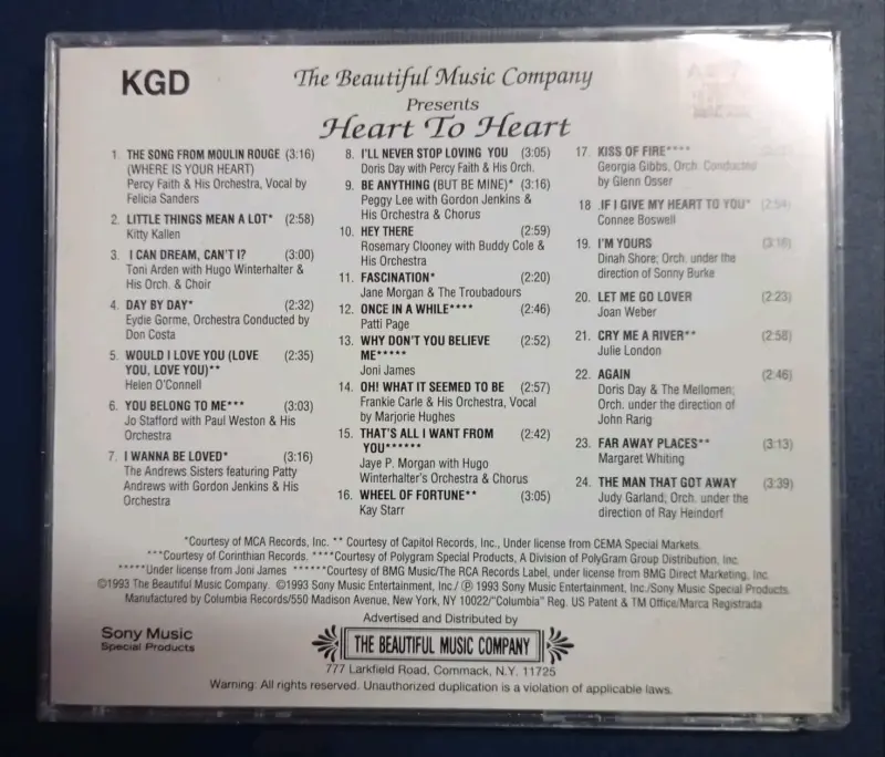 CD Heart To Heart - 2