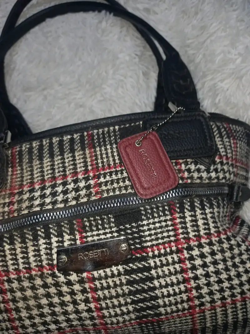 Cartera Rosetti de tela escocesa - 1