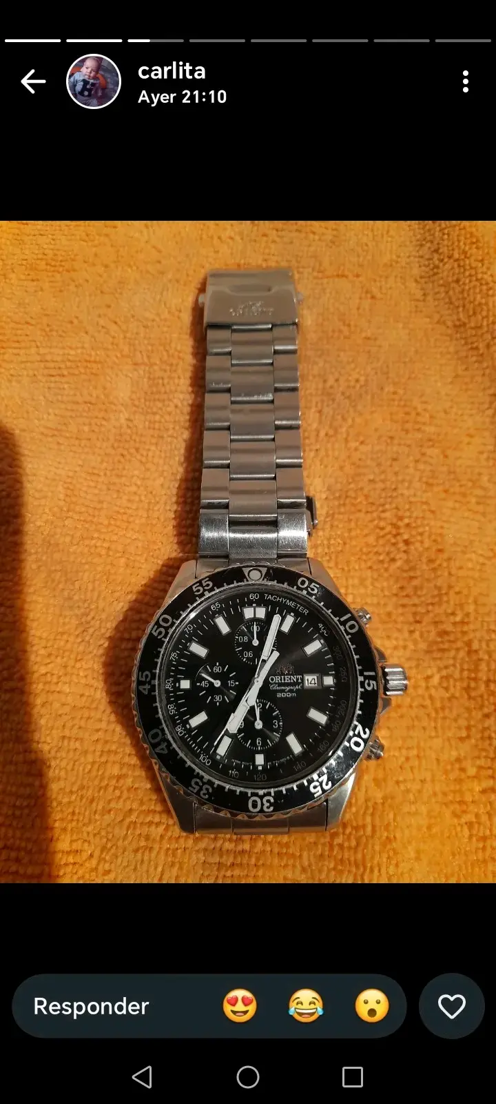 Reloj orient acero inoxidable - 2