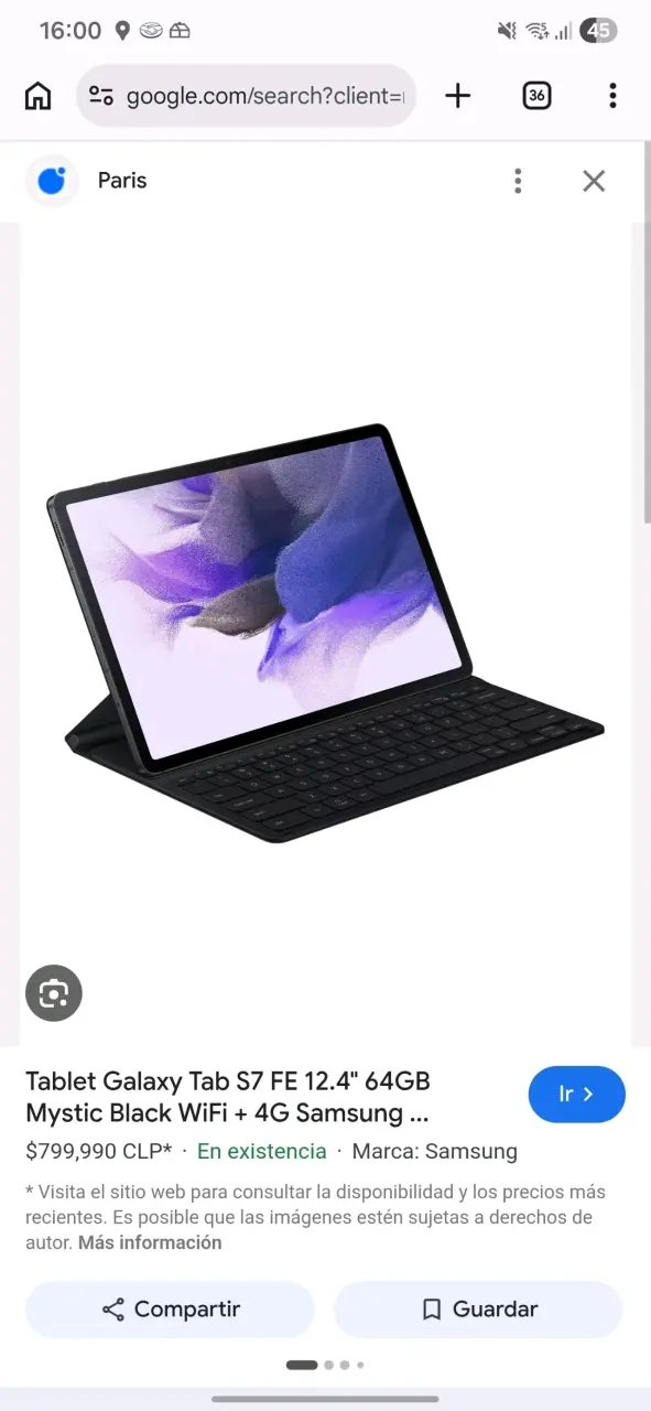 Tablet Galaxy Tab S7 FE - 6