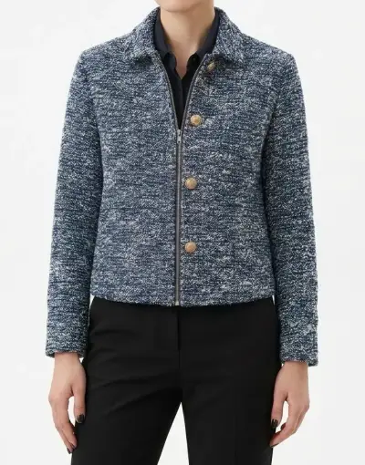 Chaqueta Basement azul con botones dorados - miniatura 1