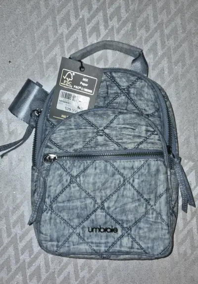 Morral UMBRALE pequeña acolchada azul - miniatura 1